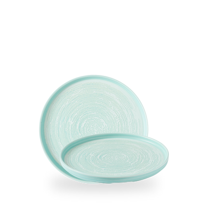 Churchill Elements Aqua bord met opstaande rand 21 cm
