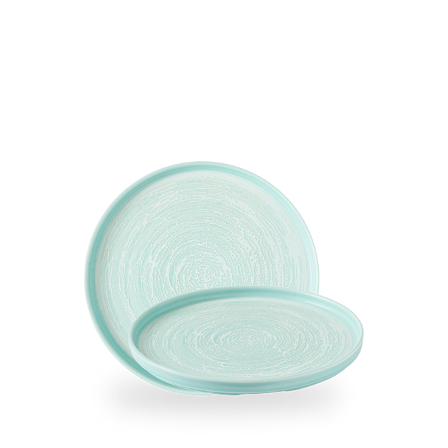 Churchill Elements Aqua bord met opstaande rand 21 cm