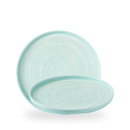 Churchill Elements Aqua bord met opstaande rand 26 cm