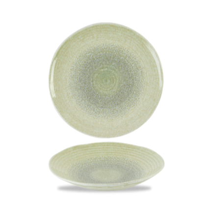 Dudson Harvest Green organische coupekom 15 cm – groene porseleinen coupekom voor de horeca