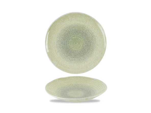 Dudson Harvest Green organische coupekom 15 cm – groene porseleinen coupekom voor de horeca