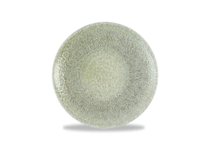 Dudson Harvest Green organisch coupebord 16,4 cm – groen porseleinen coupebord voor de horeca