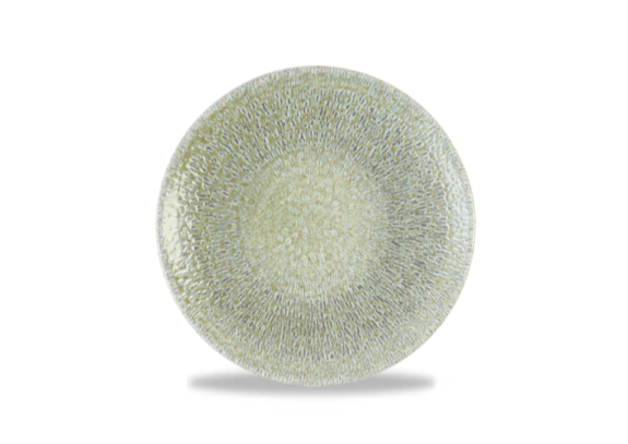 Dudson Harvest Green organisch coupebord 16,4 cm – groen porseleinen coupebord voor de horeca