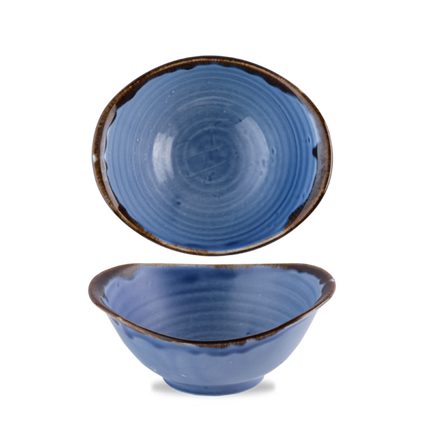 Dudson Harvest Indigo diepe kom 19,9x16,8 cm – indigoblauwe porseleinen kom voor restaurants