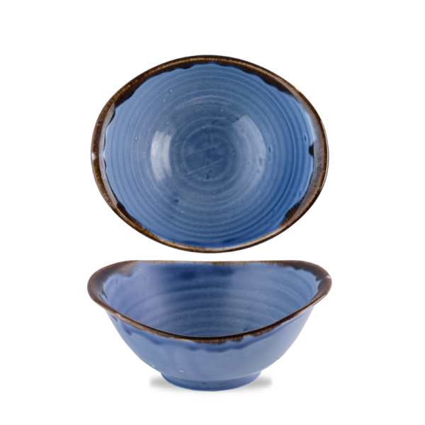 Dudson Harvest Indigo diepe kom 19,9x16,8 cm – indigoblauwe porseleinen kom voor restaurants