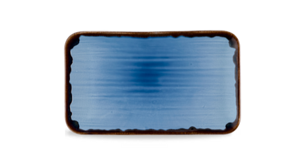Dudson Harvest Indigo rechthoekig bord 27x16 cm – indigoblauw porselein voor de horeca
