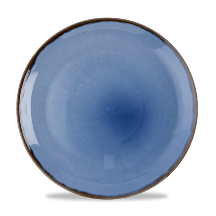 Dudson Harvest Indigo coupebord 28,8 cm – indigoblauw porseleinen bord voor de horeca