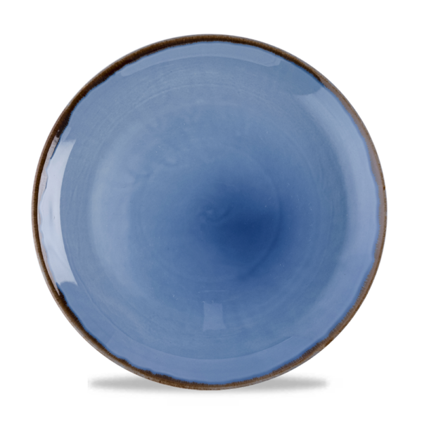 Dudson Harvest Indigo coupebord 28,8 cm – indigoblauw porseleinen bord voor de horeca