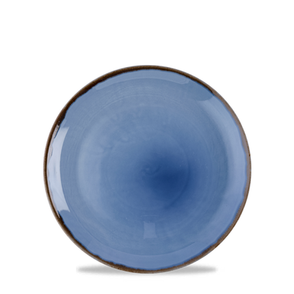 Dudson Harvest Indigo coupebord 16,5 cm – indigoblauw porseleinen coupebord voor de horeca