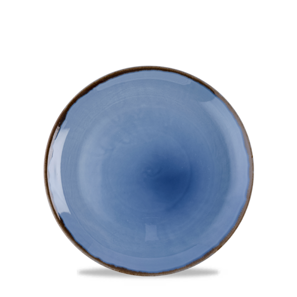 Dudson Harvest Indigo coupebord 16,5 cm – indigoblauw porseleinen coupebord voor de horeca