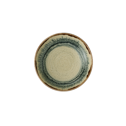 Harvest Flare Linen Evolve Coupe Bowl van Churchill, 24,8 cm, set van 12. Handgemaakte coupekom in een zachte linnenkleur met een organisch ontwerp, perfect voor het serveren van soepen, pasta’s of salades. Duurzaam en stijlvol, ideaal voor gebruik in de horeca.