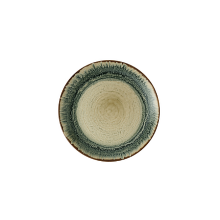 Harvest Flare Linen Evolve Coupe Plate van Churchill, 26 cm, set van 12. Handgemaakt coupebord in een zachte linnenkleur met een organisch ontwerp, ideaal voor het serveren van hoofdgerechten. Duurzaam en stijlvol, perfect voor gebruik in de horeca.