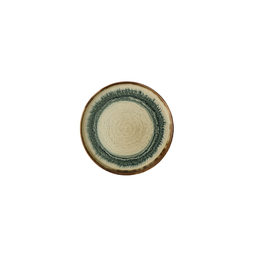 "Harvest Flare Linen Walled Plate van Churchill, 21 cm, set van 6. Handgemaakt bord met opstaande rand in een zachte linnenkleur en een organisch ontwerp, ideaal voor het serveren van bijgerechten, salades of kleinere gerechten. Duurzaam en stijlvol, perfect voor gebruik in de horeca.