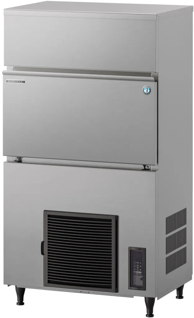Hoshizaki IJsblokjesmachine met ingebouwde opslagbunker van 50 kg, energiezuinig en geschikt voor horeca.