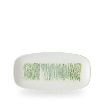 Churchill Lyra Green langwerpig bord 29,8 x 15,3 cm