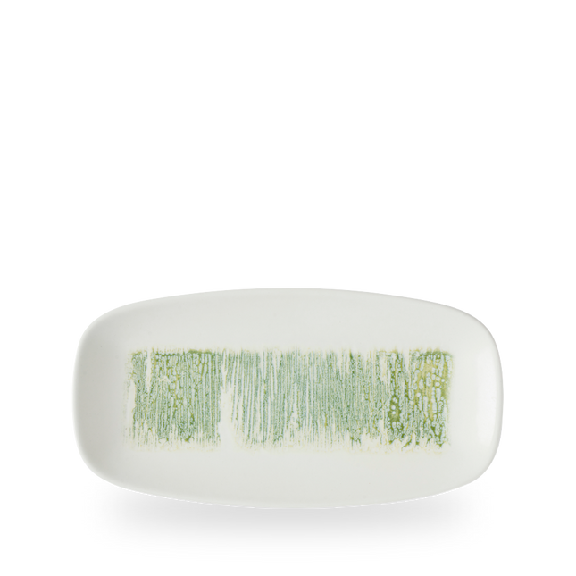 Churchill Lyra Green langwerpig bord 29,8 x 15,3 cm