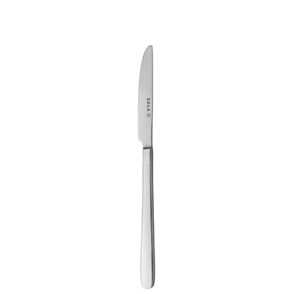 Sola Ibiza 18/0 dessertmes 21,1 cm – rvs mes voor gebak en desserts, 12 stuks, voor restaurants