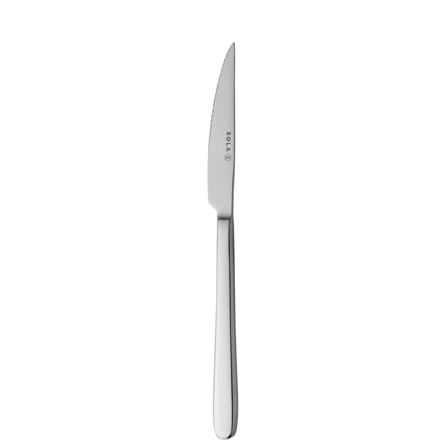 Sola Ibiza 18/0 steakmes 23 cm – rvs kartelmes voor vleesgerechten, 12 per doos, voor horeca