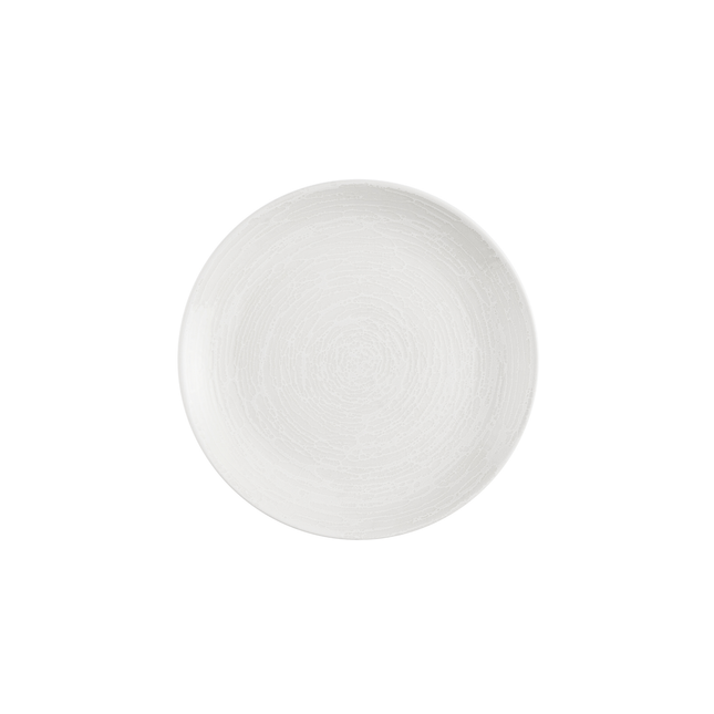 Churchill Inked Elements Ice coupebord 26 cm – ijswit porseleinen bord voor restaurants
