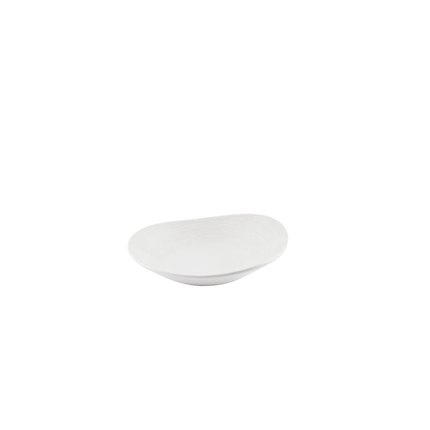 Churchill Inked Elements Ice organische kom 25 cm – ijswit porseleinen kom voor cafes en bars