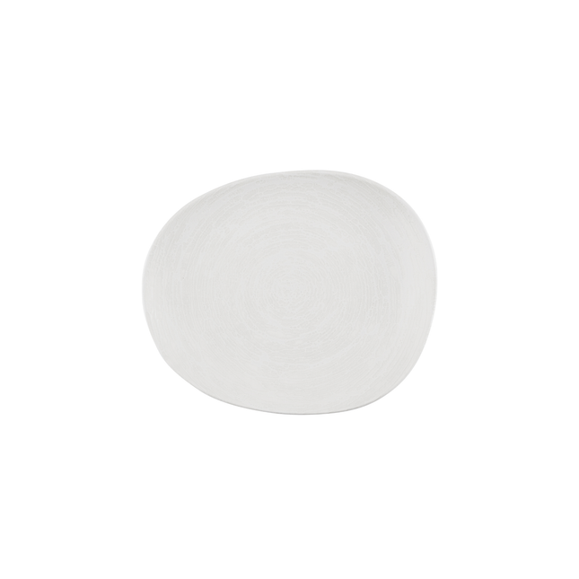 Churchill Inked Elements Ice bord 21 cm – ijswit porseleinen plat bord voor de horeca
