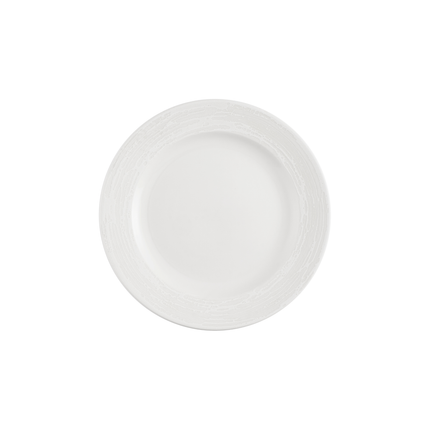 Churchill Inked Elements Ice bord met profiel 26,1 cm – ijswit porseleinen bord voor restaurants