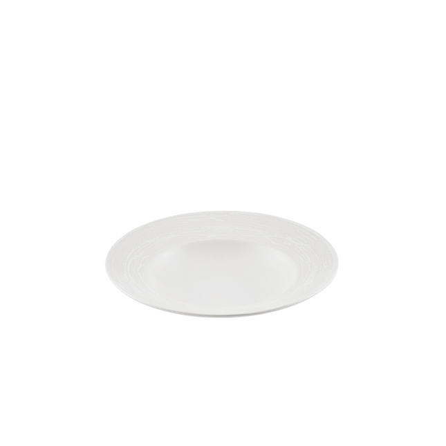 Churchill Inked Elements Ice kom met brede rand 28 cm – ijswit porseleinen kom voor restaurants