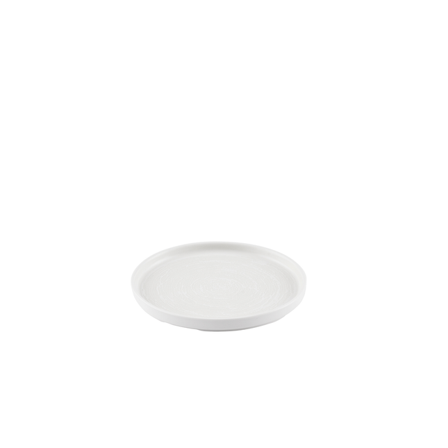 Churchill Inked Elements Ice bord met rand 21 cm – ijswit porseleinen bord voor restaurants