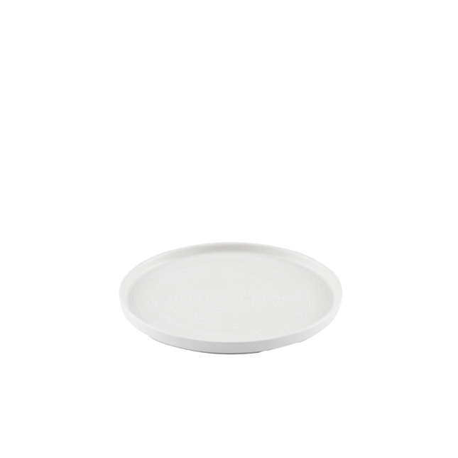 Churchill Inked Elements Ice bord met rand 26 cm – ijswit porseleinen bord voor de horeca