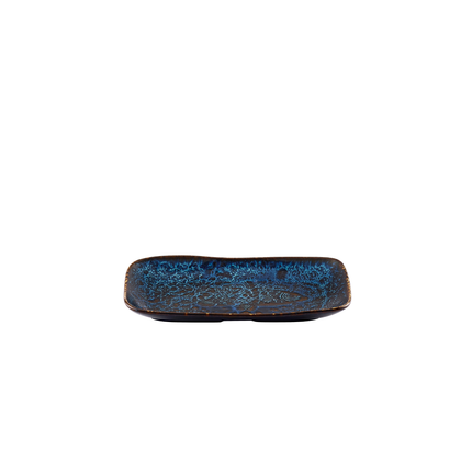 Churchill Cascade Blue diepe schaal 22 x 13 cm – blauw porseleinen schaal voor buffetten