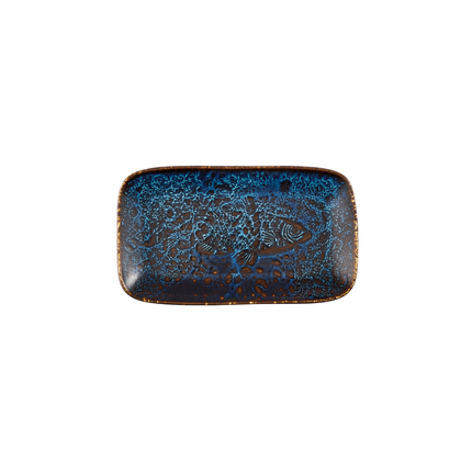 Churchill Cascade Blue diepe schaal 26 x 15 cm – blauw porseleinen serveerschaal voor de horeca