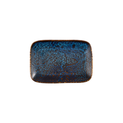 Churchill Cascade Blue diepe schaal 26 x 18 cm – blauw porseleinen serveerschaal voor voorgerechten