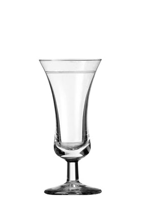 Royal Leerdam Intermezzo jeneverglas 50 ml – jeneverkelkje met streep voor de horeca
