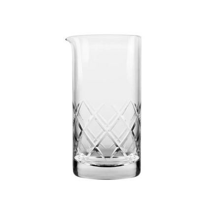 APS Japans mixing glass met schenklip 700 ml - handgeslepen roerglas voor de bar
