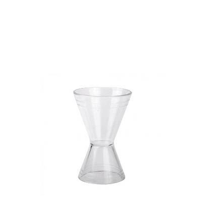 Jigger polycarbonate plastic 2cl/2,5cl/4cl/5cl H 9 Ø 5,5