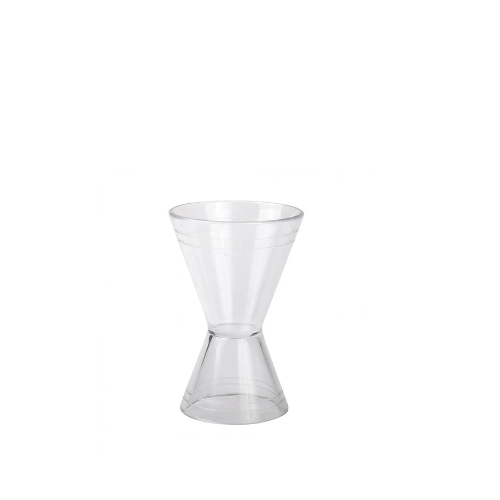 Jigger polycarbonate plastic 2cl/2,5cl/4cl/5cl H 9 Ø 5,5