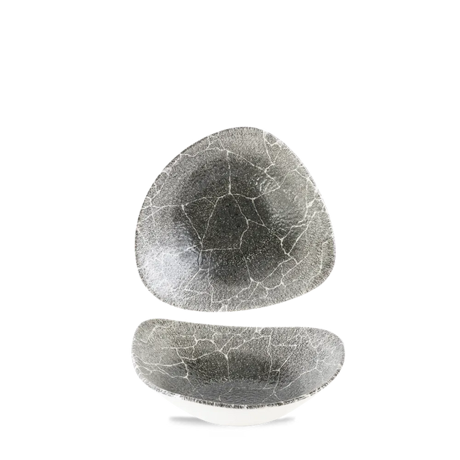 Churchill Kintsugi Black Lotus kom Ø 18,5 cm – zwarte kom met goudaccent voor fine dining