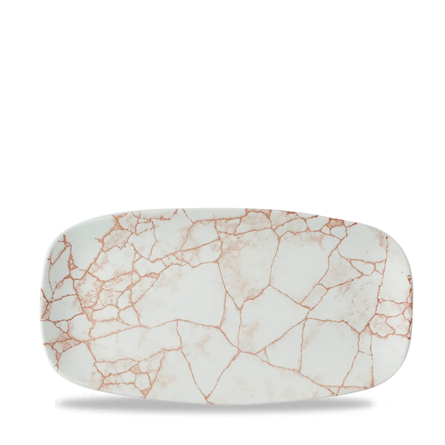 Coral Chefs Oblong Plate 12/box