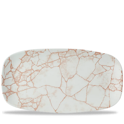 Coral Chefs Oblong Plate 6/box