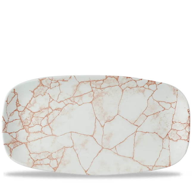 Coral Chefs Oblong Plate 6/box