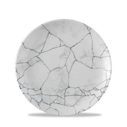 Churchill Kintsugi Pearl Grey Evolve coupebord 21,7 cm – parelgrijs dessertbord voor restaurants