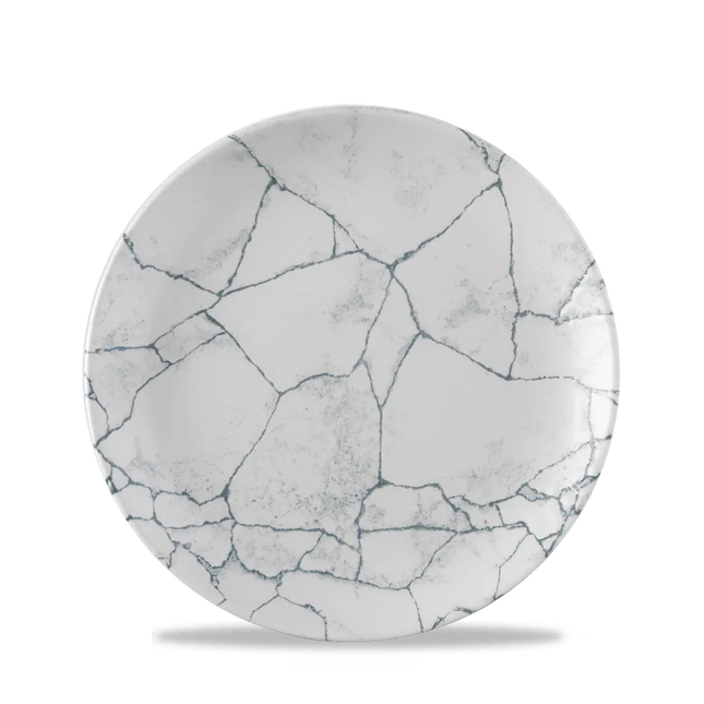 Churchill Kintsugi Pearl Grey Evolve coupebord 21,7 cm – parelgrijs dessertbord voor restaurants