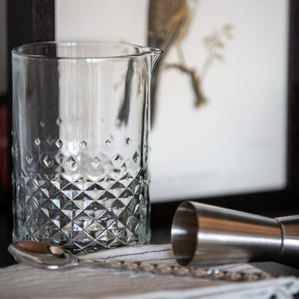 Onis Carats roerglas 750 ml – geslepen mixing glass voor bartenders