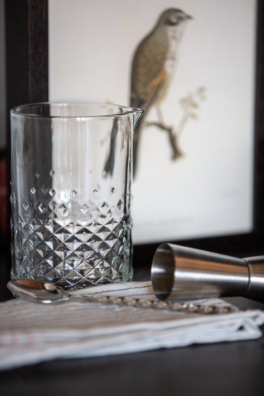 Onis Carats roerglas 750 ml – geslepen mixing glass voor bartenders
