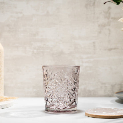 Onis ICON Charm Lavender D.O.F. glas 355 ml close-up paars tumbler professioneel horecaglas