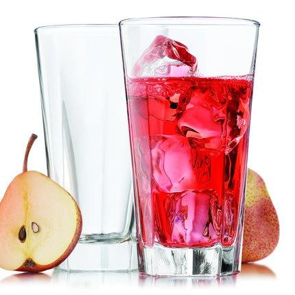 Onis Pentagon beverage glas 296 ml – hoekig drinkglas voor de bar