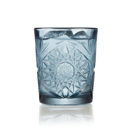 Onis ICON Blue glas 355 ml close-up blauw tumbler professioneel horecaglas