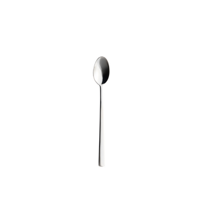 Linear Cutlery Latte Spoon van Churchill, 3 mm, set van 12. Stijlvolle en duurzame lattelepel uit de Linear serie, ideaal voor het roeren van latte, cappuccino of andere warme dranken. Perfect voor gebruik in de horeca, met een verfijnd ontwerp en stevig materiaal.