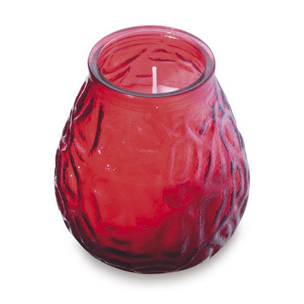Bolsius Lowboy rode glaskaars – 50 uur brandduur, 12 per doos voor horeca sfeerverlichting