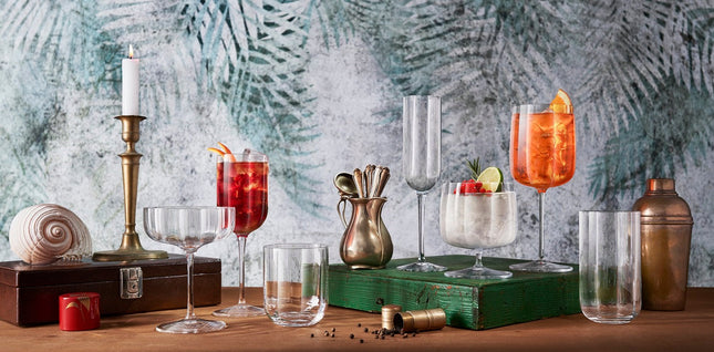 Luigi Bormioli Jazz rocks glas 350 ml – kristallen tumbler voor de cocktailbar